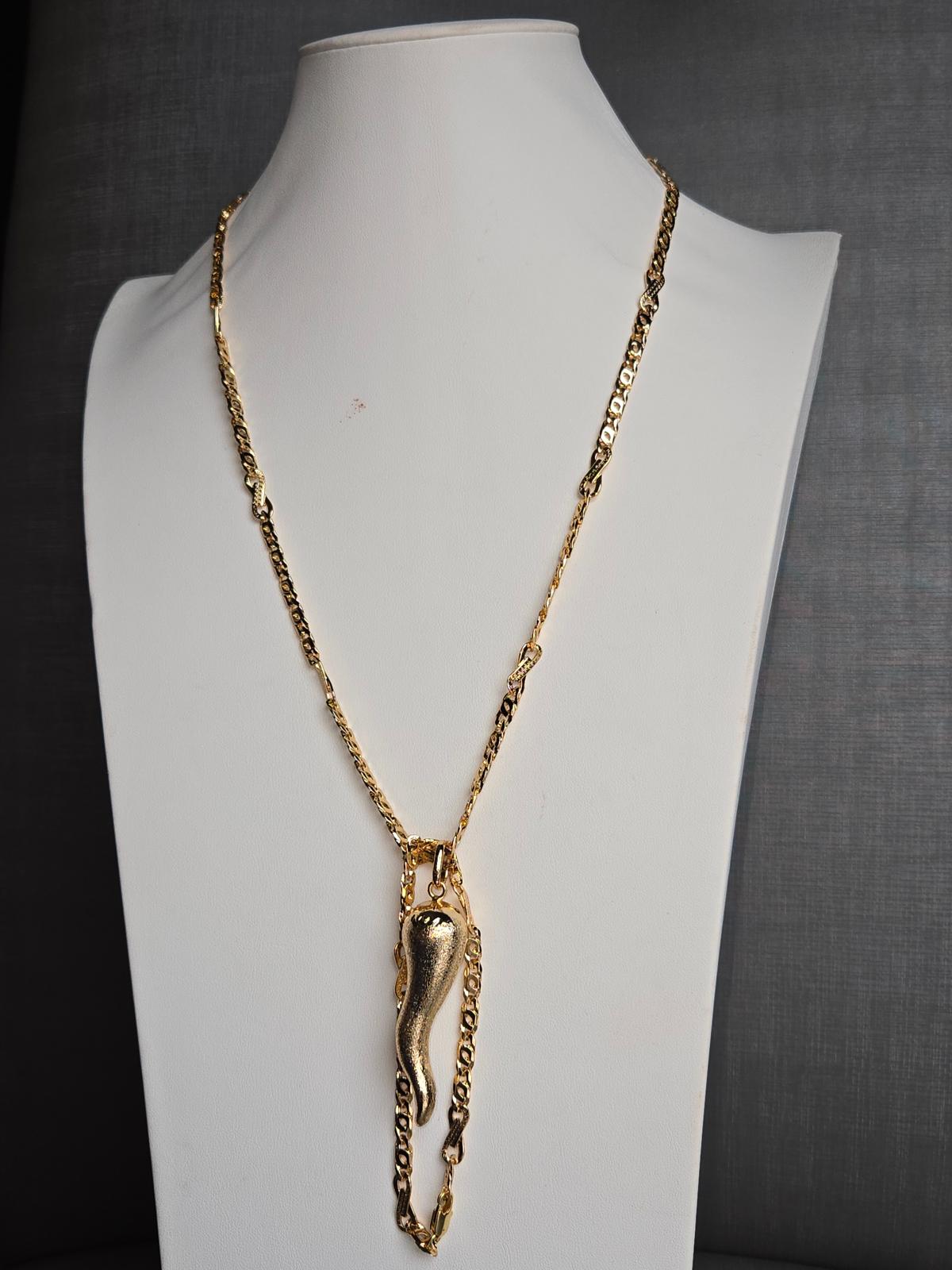 Golden Talisman Charm Necklace