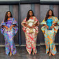 AFRICAN Luxe Marble Boubou Gown