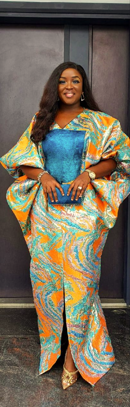 AFRICAN Luxe Marble Boubou Gown