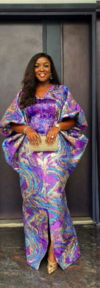 AFRICAN Luxe Marble Boubou Gown