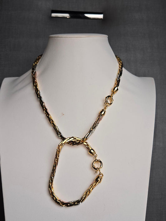 Twisted Elegance Rope Chain Set