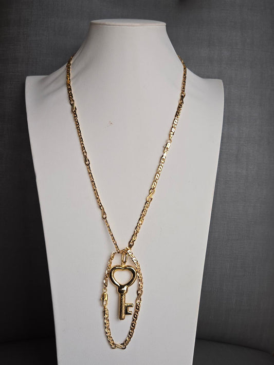 Key to the Heart Pendant Necklace