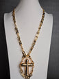 Bold Cross Pendant Necklace